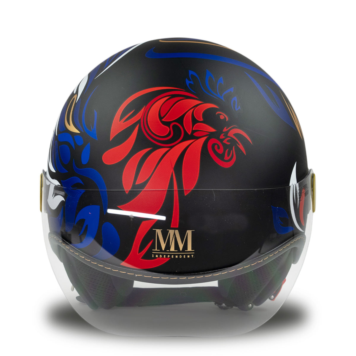 Helm Frankreich Coq Schwarz MM Independent Limited Edition