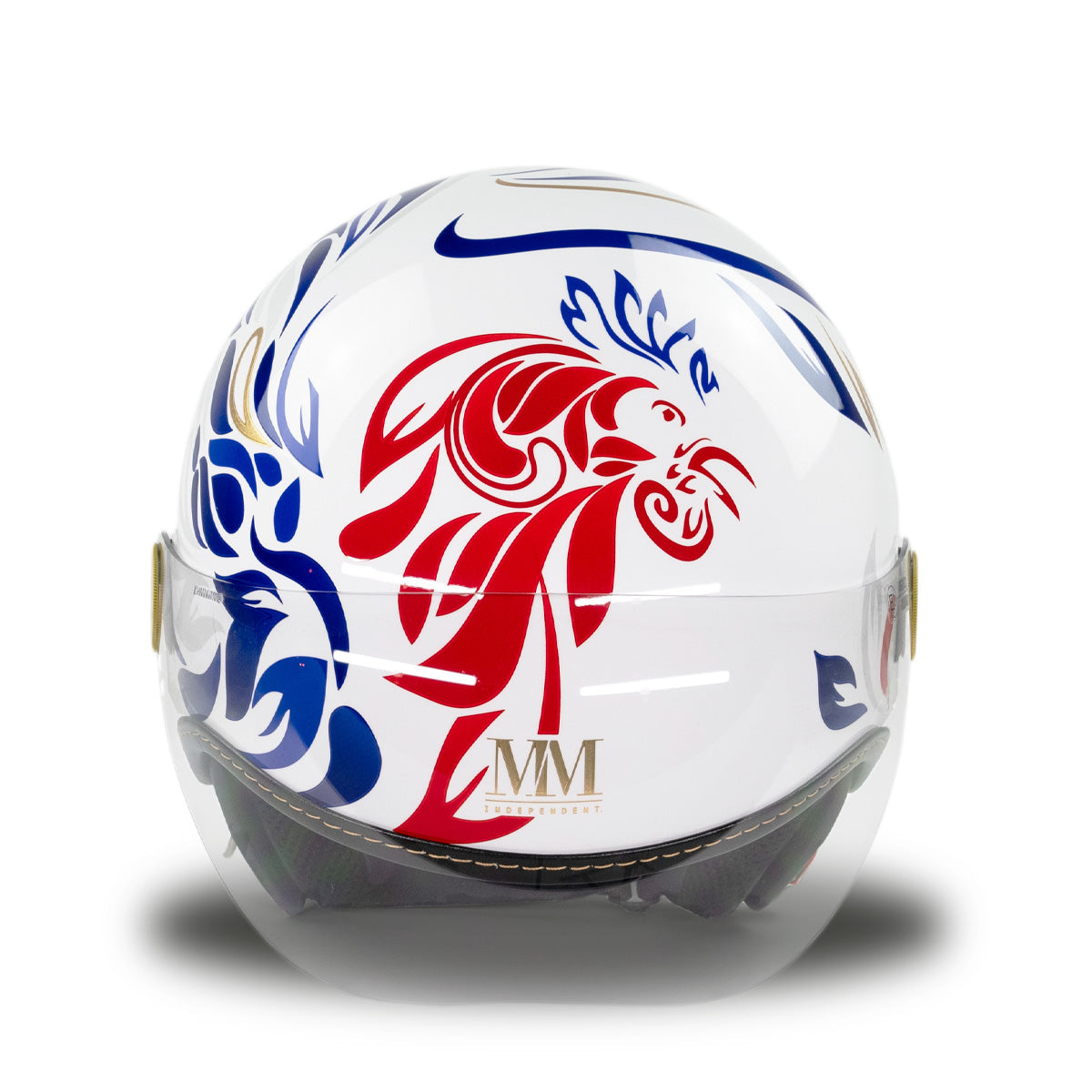 Casque France Coq Blanc MM Indépendant Edition Limitée