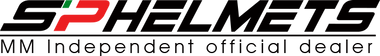 logo de sp helmets concessionnaire officiel de mm indépendant