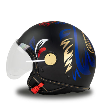 Casco Francia Coq Nero MM Independent In Edizione Limitata