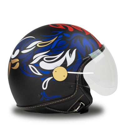 Casco Francia Coq Nero MM Independent In Edizione Limitata