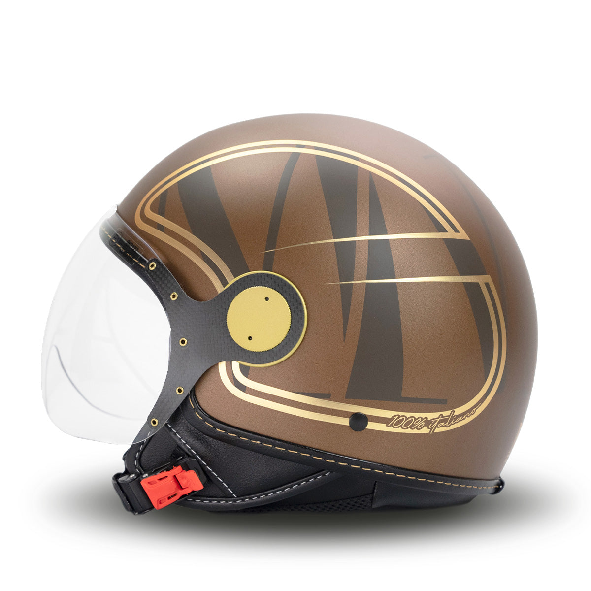 Elegant Helmet in Brown Gold MM Independent