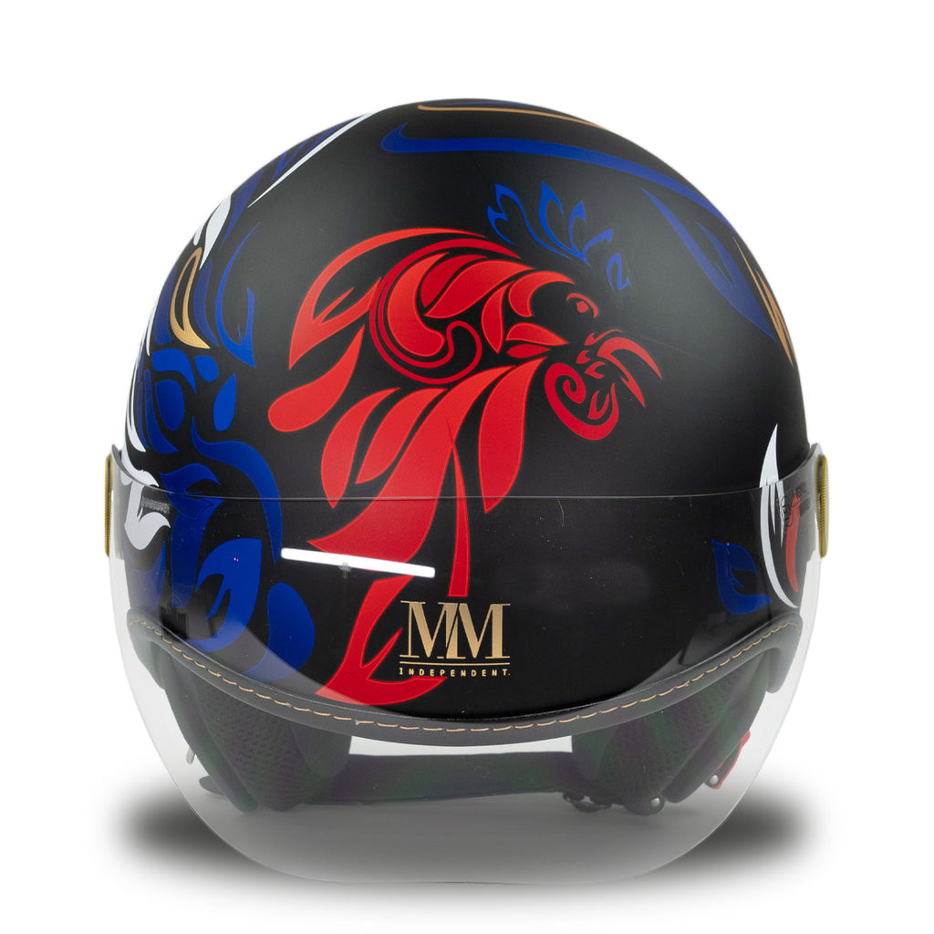 Helm Frankreich Coq Schwarz MM Independent Limited Edition