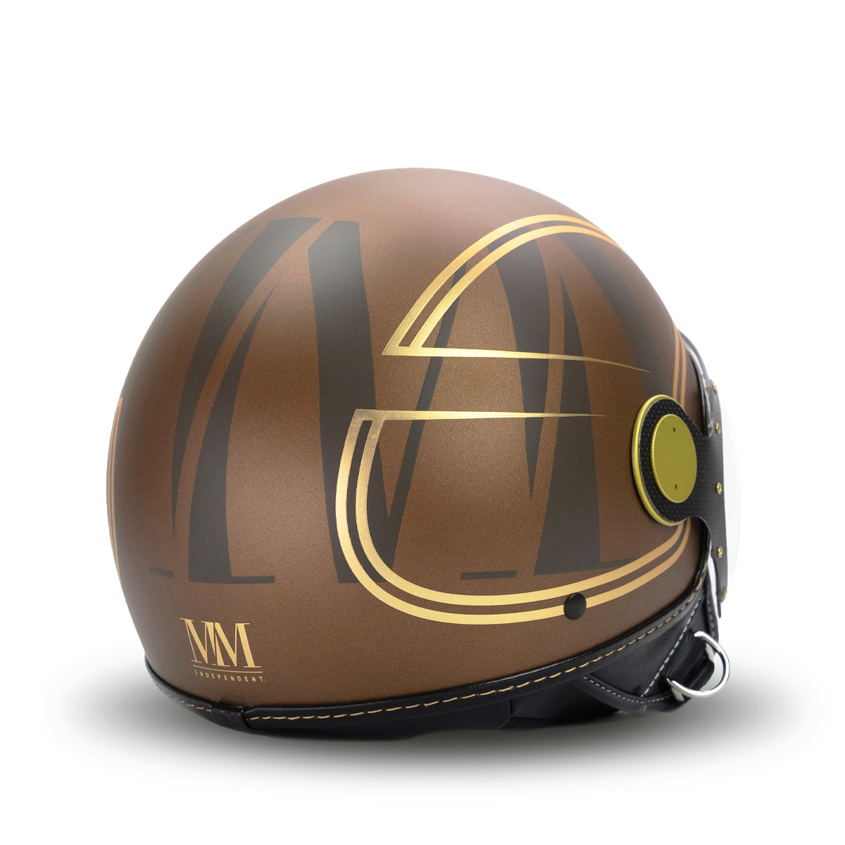 Elegant Helmet in Brown Gold MM Independent