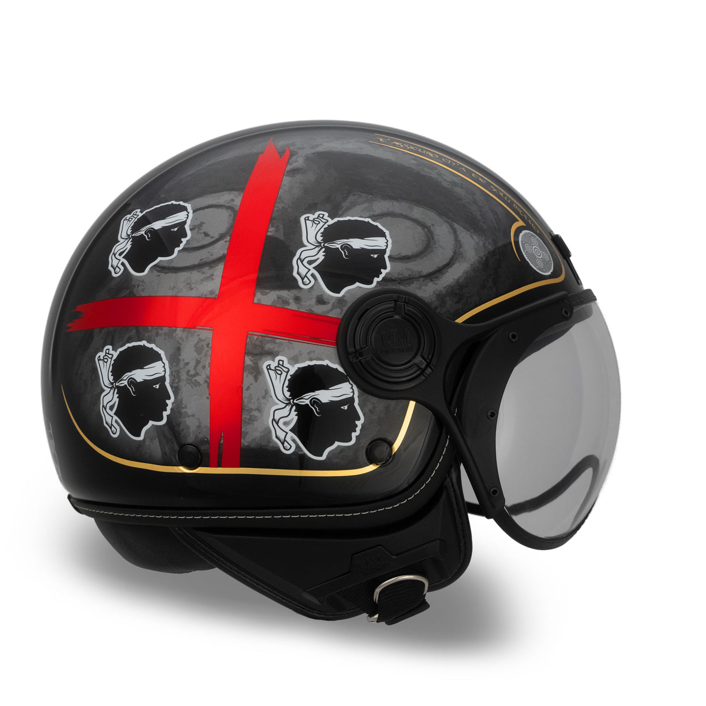 Casco Sardegna Nero MM Independent Edizione Limitata