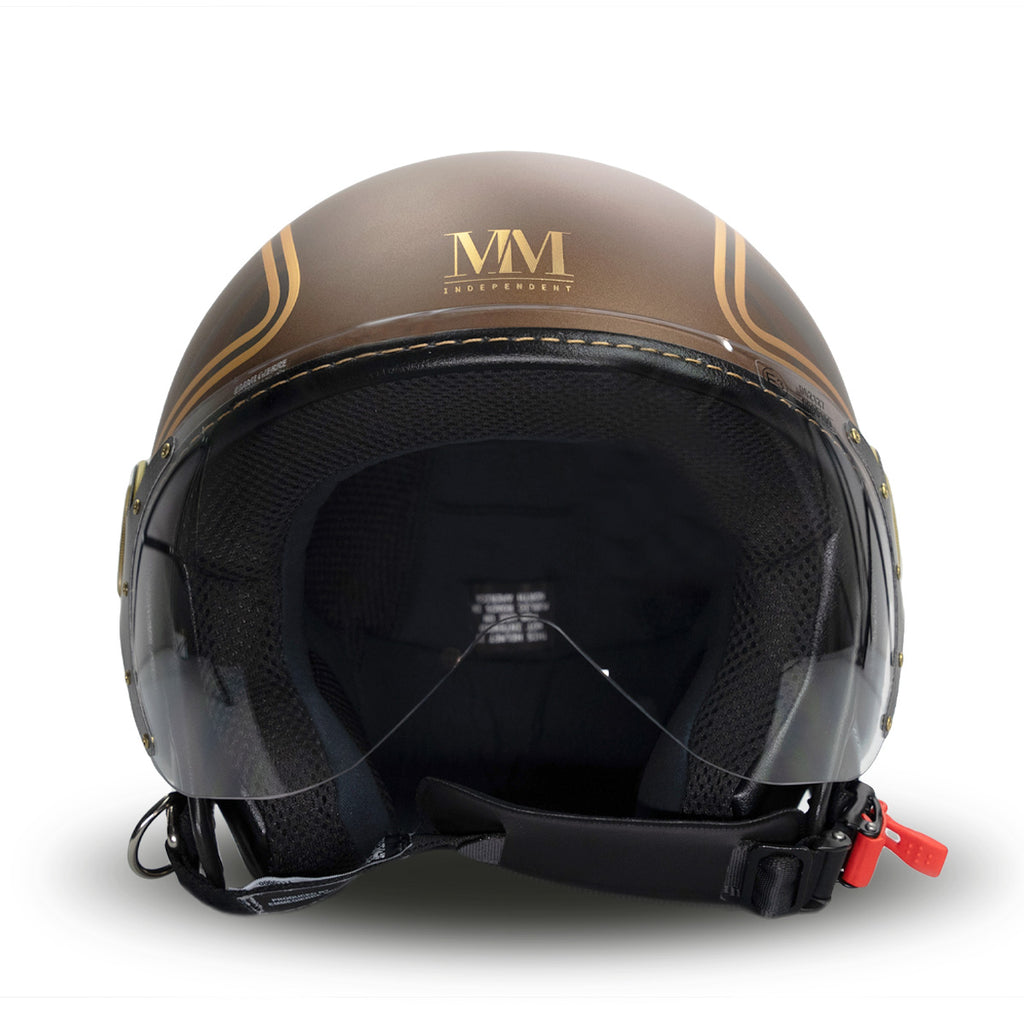 Elegant Helmet in Brown Gold MM Independent