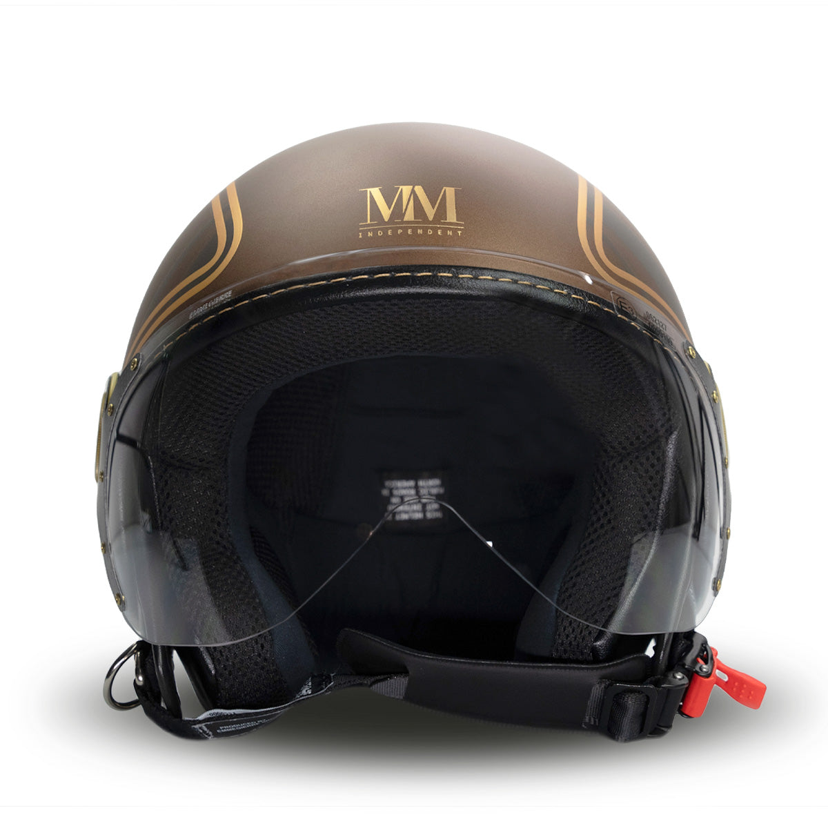Elegant Helmet in Brown Gold MM Independent