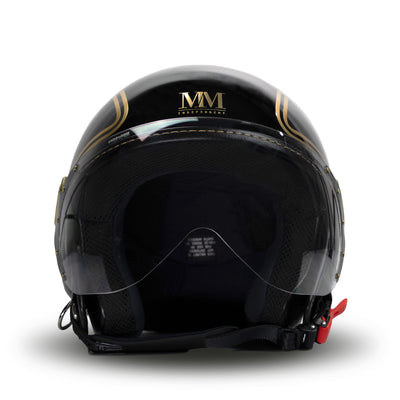 Casque élégant en or noir MM Indépendant