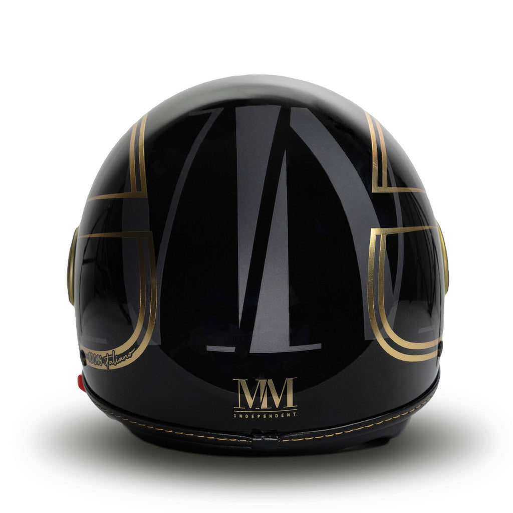 Casque élégant en or noir MM Indépendant