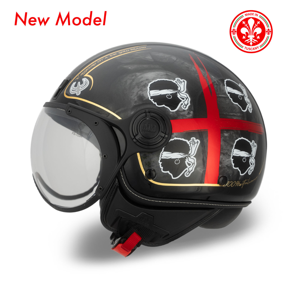 Casco Sardegna Nero Aventura MM Independent Edizione Limitata
