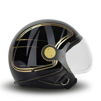 Eleganter Helm in Schwarzgold MM Independent