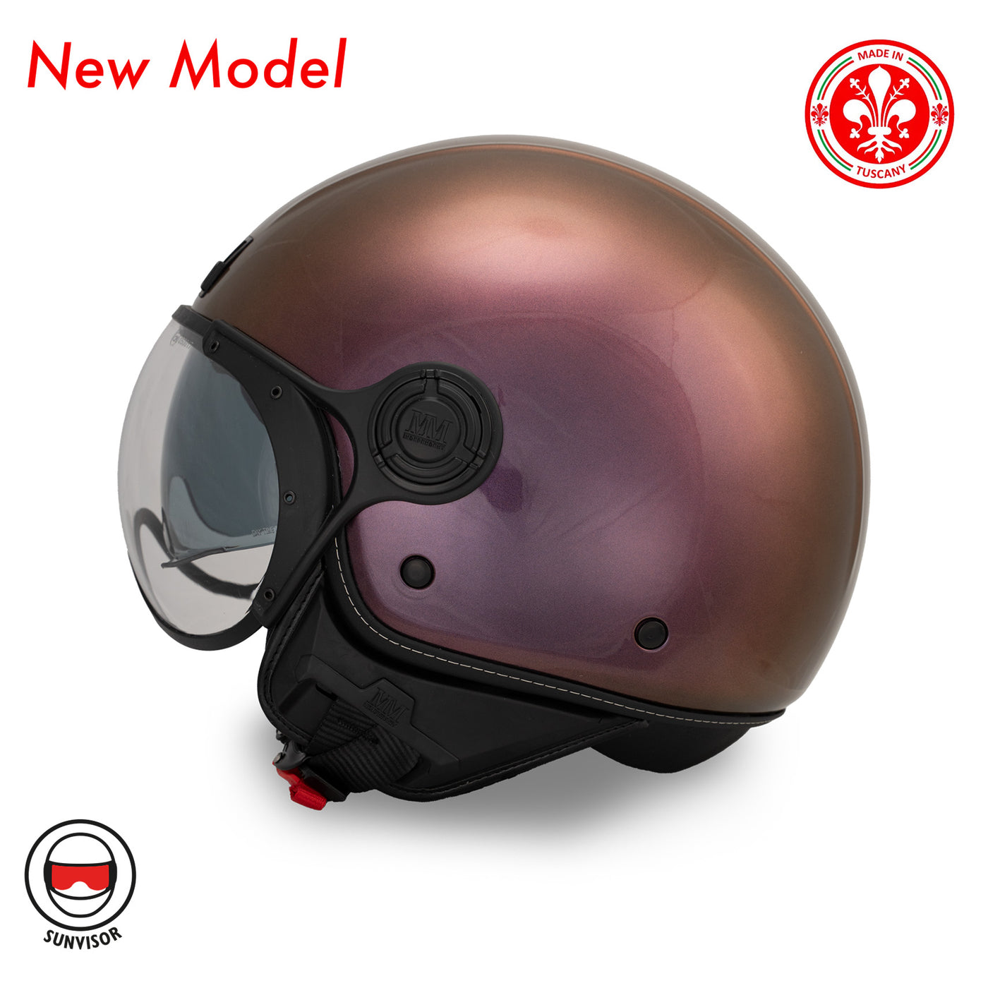 JET Helmet A-Ventura Magenta Iridescent Monochrome by MM Independent