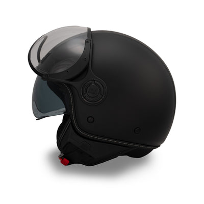 Helmet JET A-Ventura Black Monochrome by MM Independent