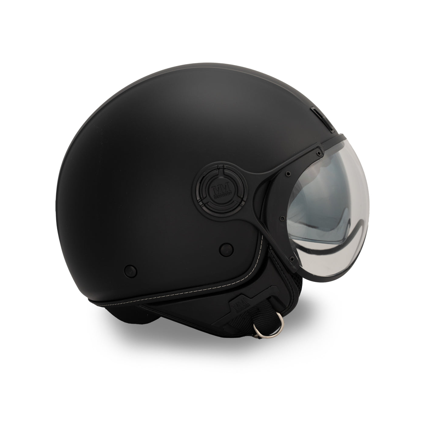 Helmet JET A-Ventura Black Monochrome by MM Independent