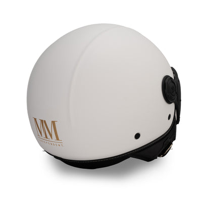 Helmet JET A-Ventura White Monochrome by MM Independent
