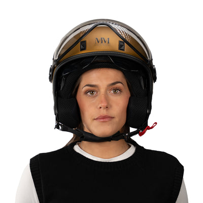 Helmet JET A-Ventura Gold Monochrome by MM Independent