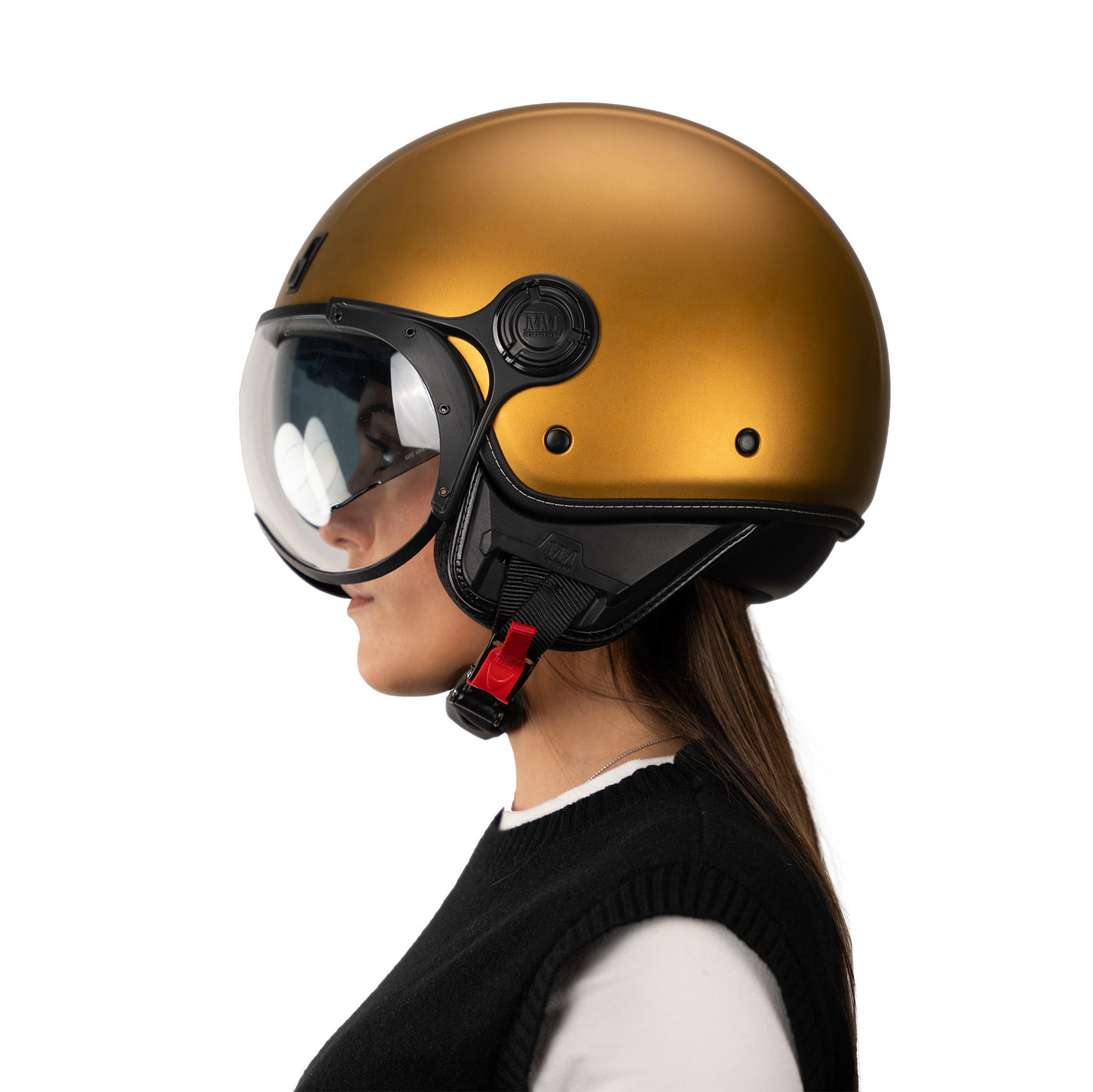 Helmet JET A-Ventura Gold Monochrome by MM Independent