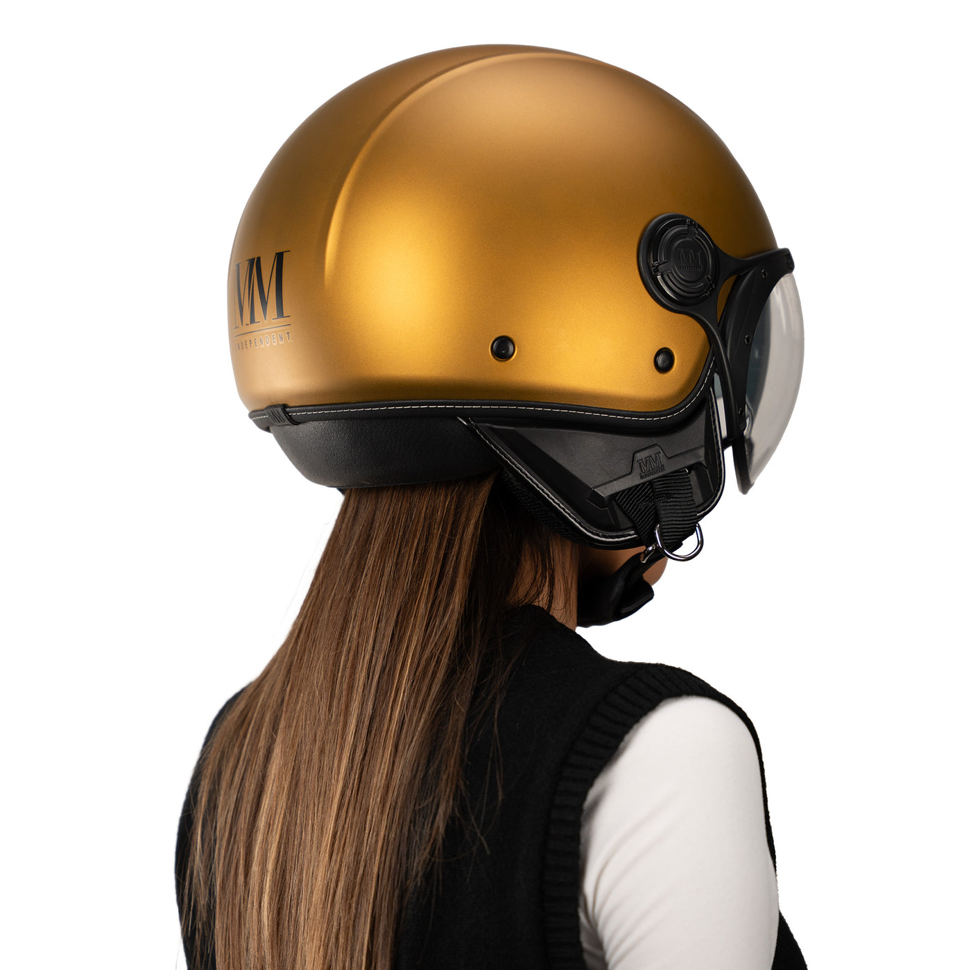 Helmet JET A-Ventura Gold Monochrome by MM Independent