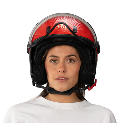 Helmet JET A-Ventura Red Monochrome by MM Independent