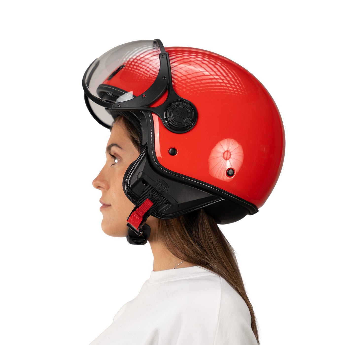 Helmet JET A-Ventura Red Monochrome by MM Independent