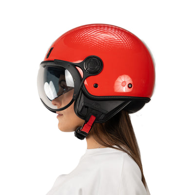 Helmet JET A-Ventura Red Monochrome by MM Independent