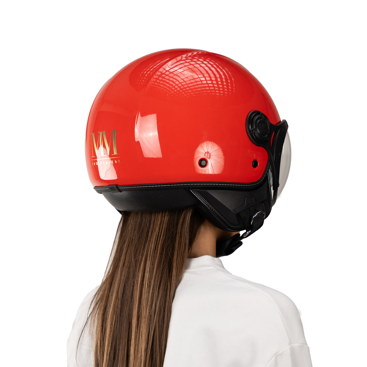 Helmet JET A-Ventura Red Monochrome by MM Independent