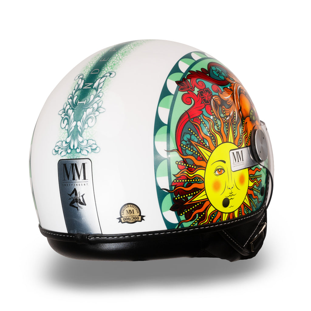 Helmet Sicily Magnolia Green Glossy LIMITED EDITION MM Independent
