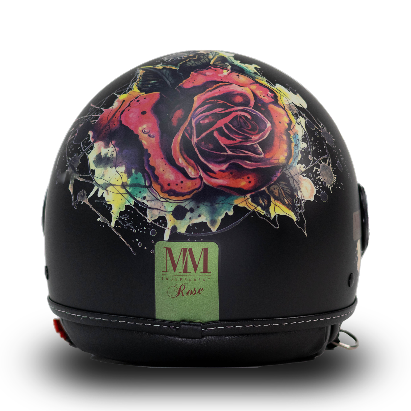 Helmet Tattoo Rose Black MM Independent