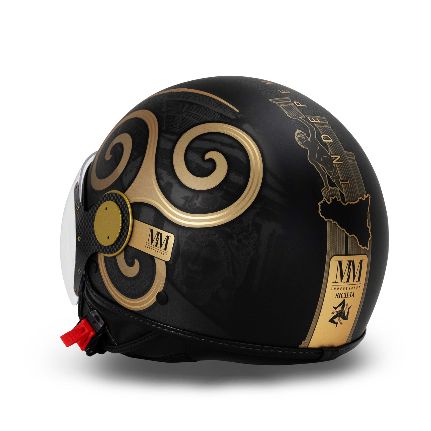 Casco Sicilia Trinacria 2.0 Nero LIMITED EDITION MM Independent