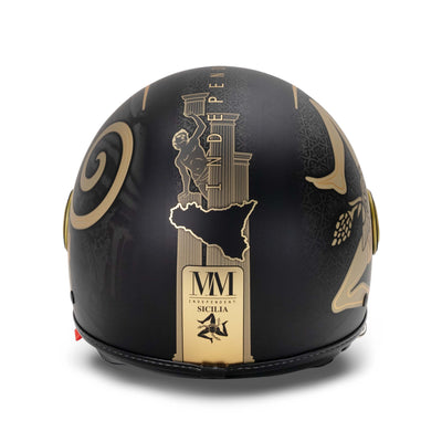 Casco Sicilia Trinacria 2.0 Nero LIMITED EDITION MM Independent