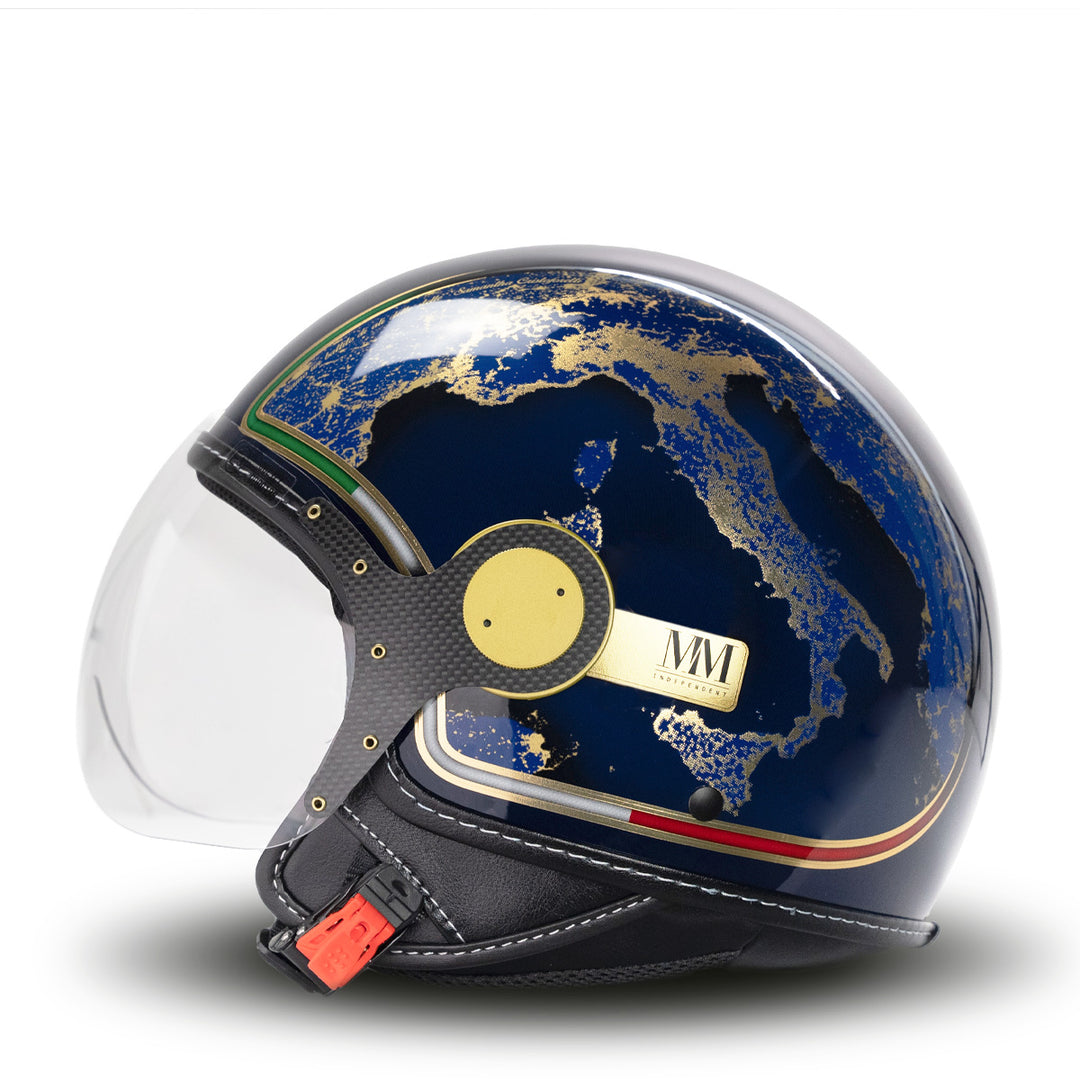 Helmet Italy Blue Galaxy MM Independent - sphelmets.co.uk