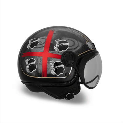 Casco Sardegna Nero MM Independent Edizione Limitata