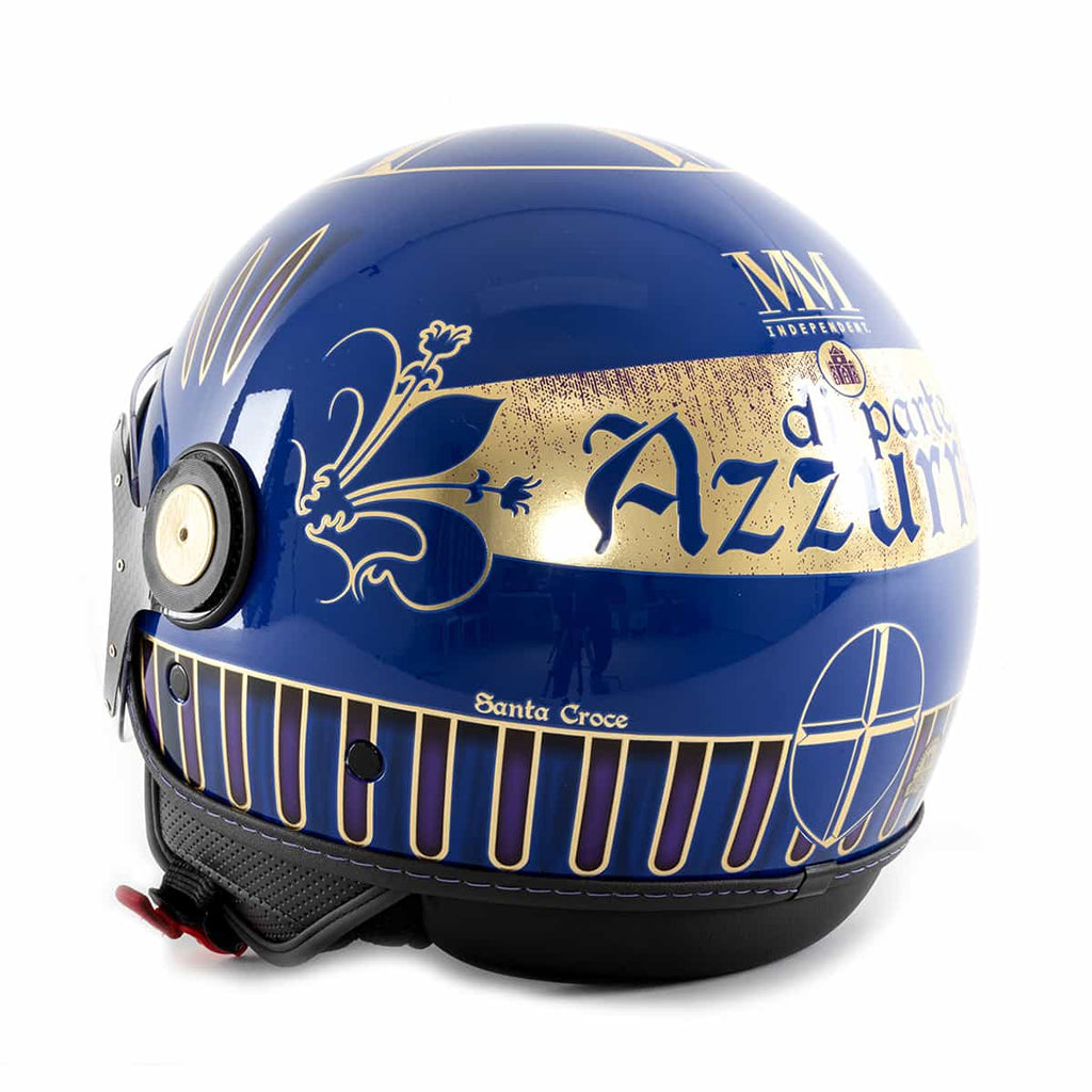 Casco Azzurri Vista tre quarti posteriore