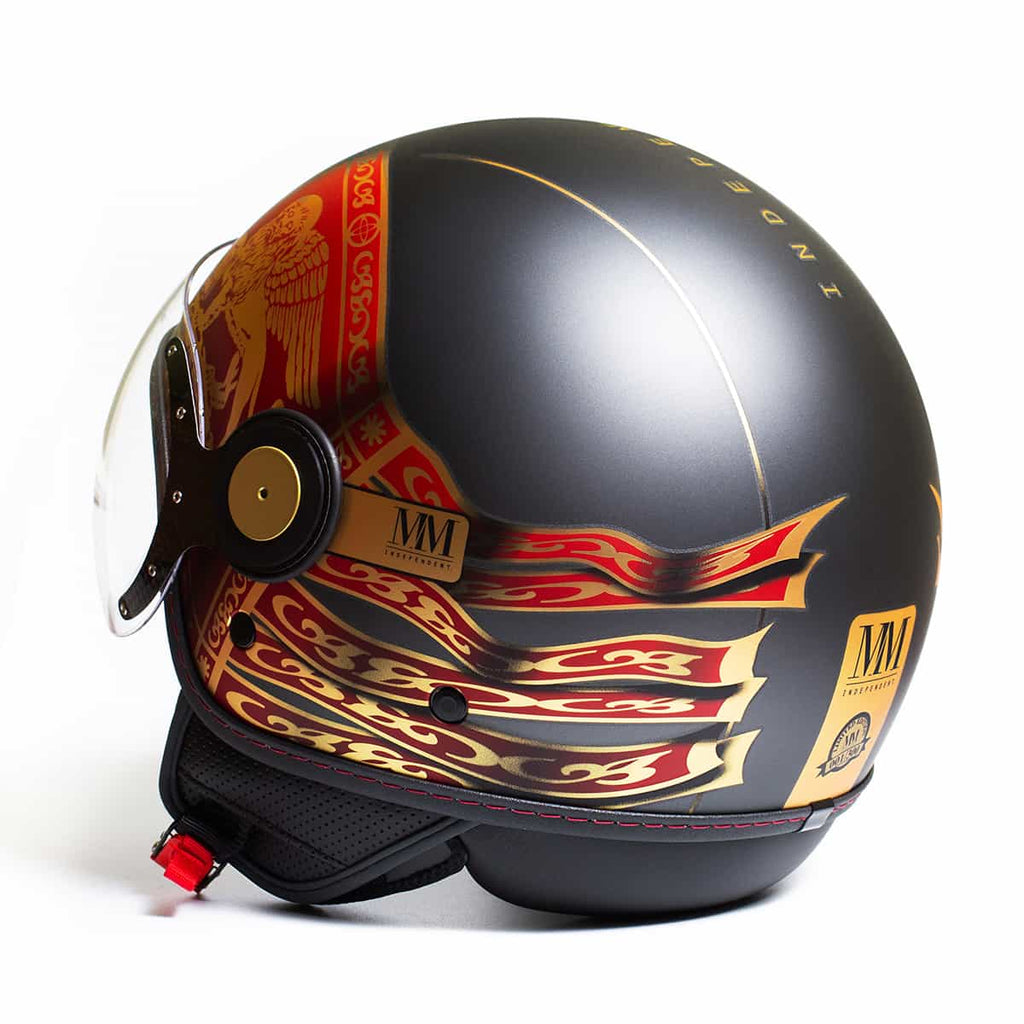 Veneto helmet three-quarter view