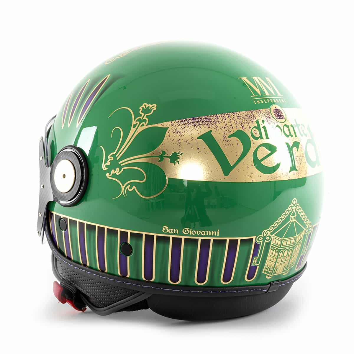 Casco Verdi vista tre quarti