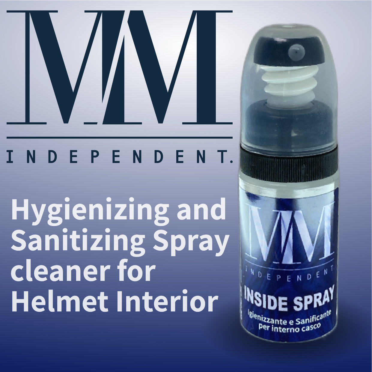 Spray hygiénisant et désinfectant pour casques MM Independent