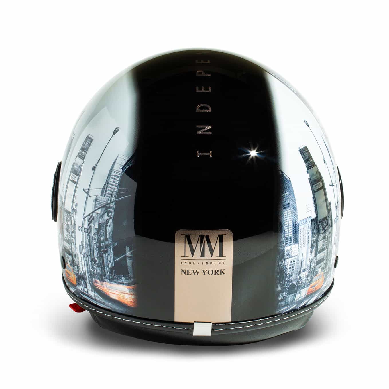 casco mm independent new york vista posteriore