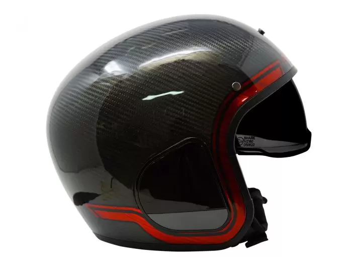 shark drak vinta red helmet right view