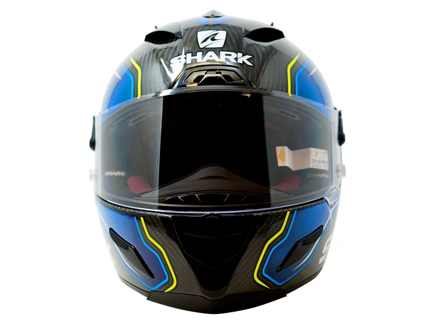Shark Race-R Pro Carbon Guintoli Replica Blue vista frontale