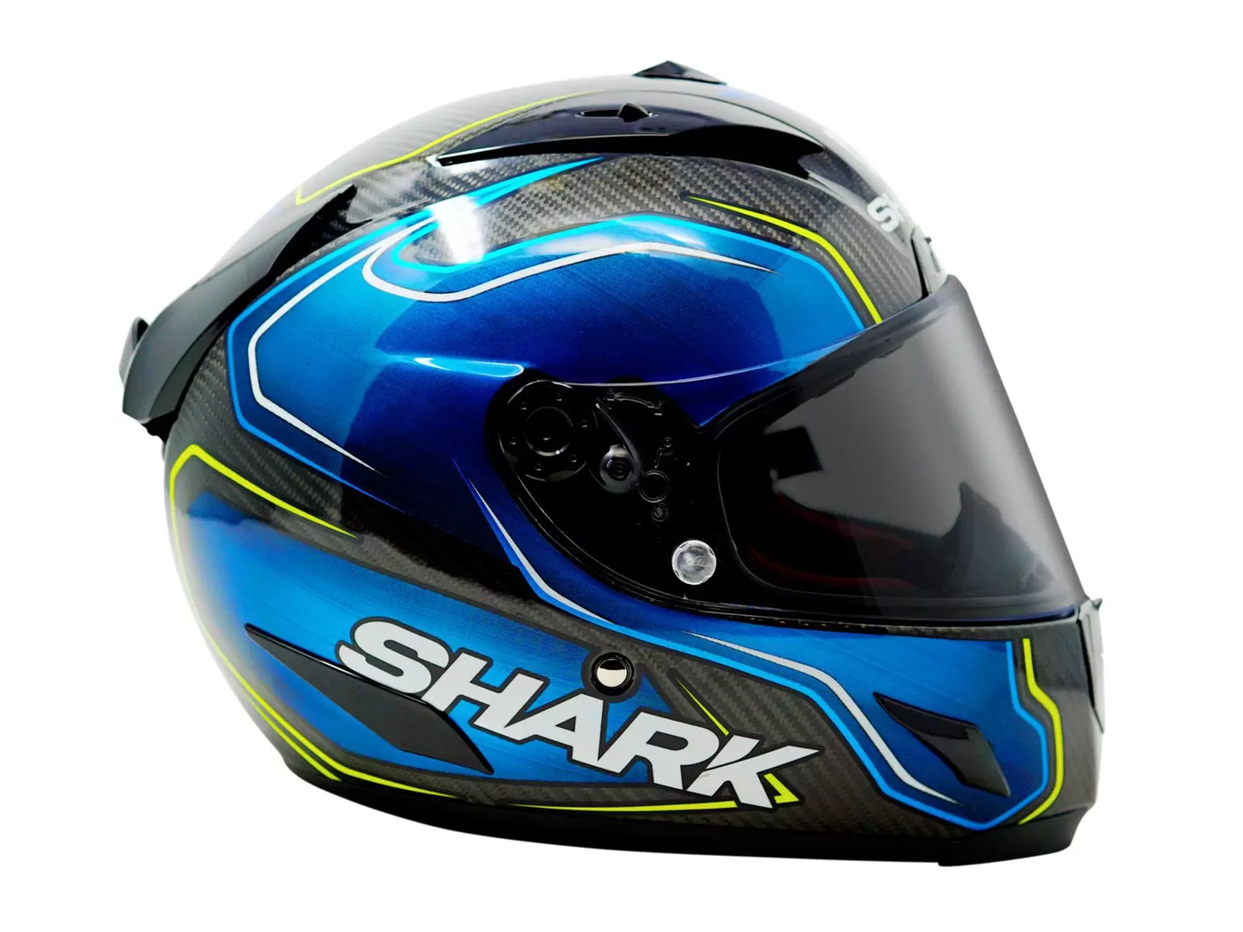 Shark Race-R Pro Carbon Guintoli Replica Bleu côté droit