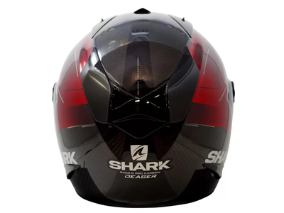 Shark Race-R Pro Carbon Deager Rot Rückansicht