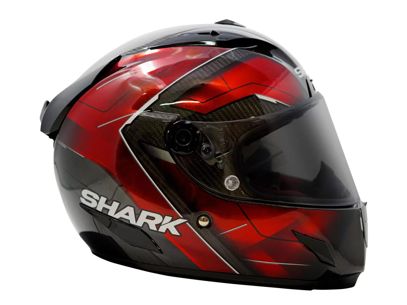 Shark Race-R Pro Carbon Deager Red right view
