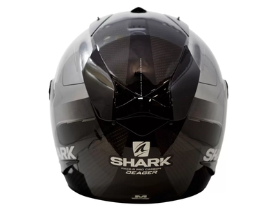 Shark Race-R Pro Carbon Deager Silver rear view