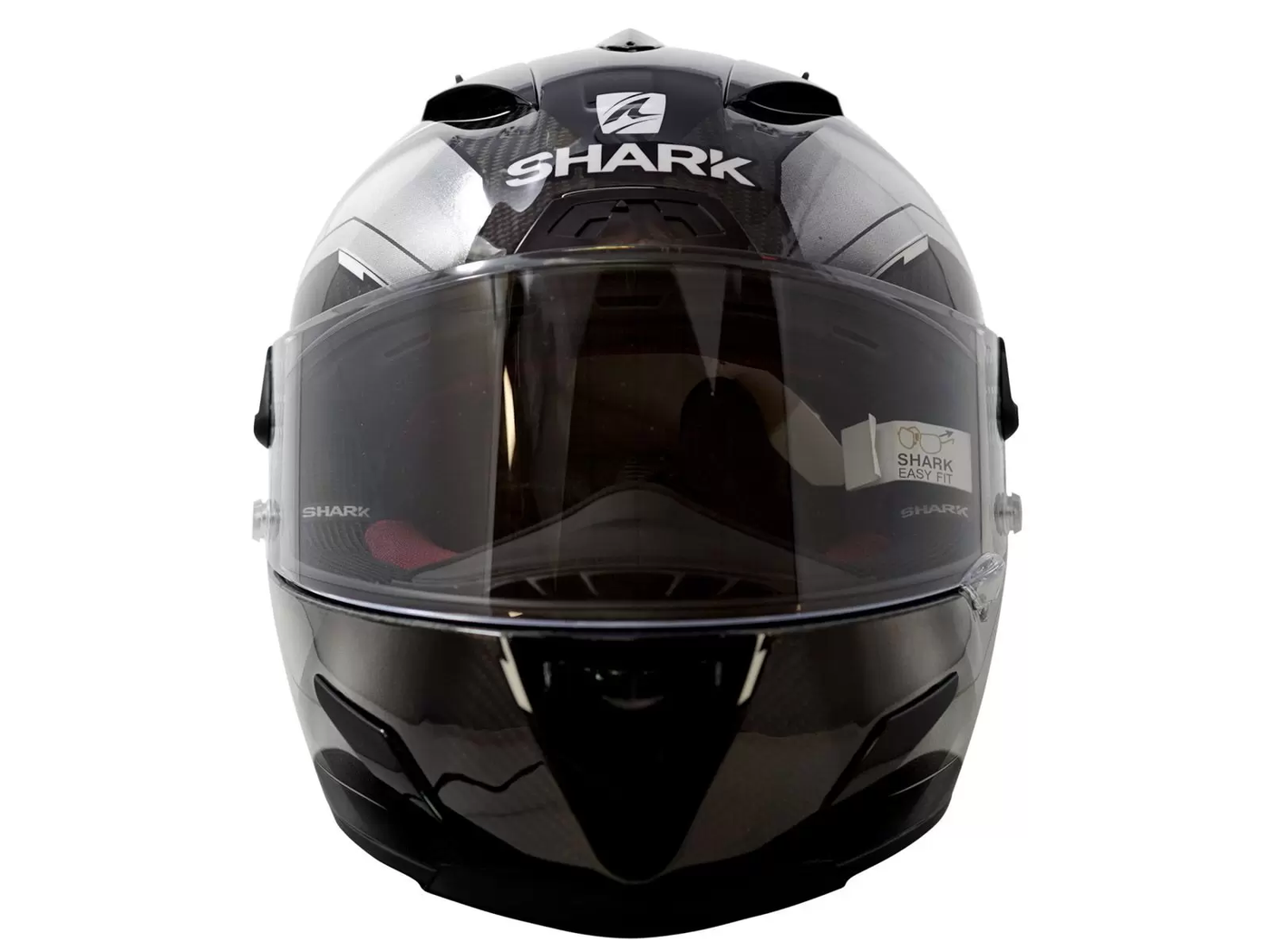 Shark Race-R Pro Carbon Deager Silver front view