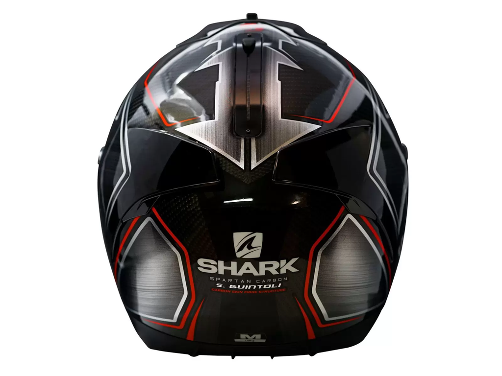 Shark Spartan Carbon Guintoli Replica Silver lato posteriore